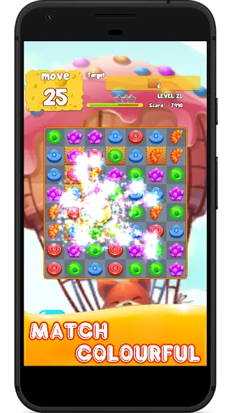 Скачать взломанную Candy 2024-Candy Match 3 Game (Кэнди 2023)  [МОД Все открыто] — стабильная версия apk на Андроид screen 4