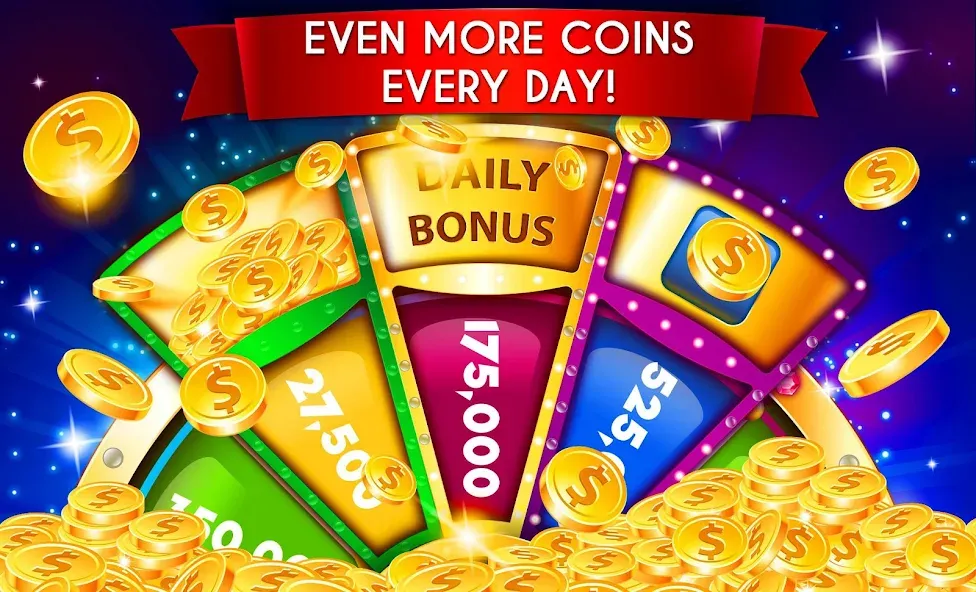 Скачать взлом Slots Oscar: huge casino games  [МОД Бесконечные монеты] — полная версия apk на Андроид screen 5