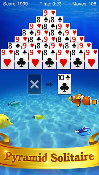 Взлом Pyramid Solitaire  [МОД Бесконечные монеты] — последняя версия apk на Андроид screen 1