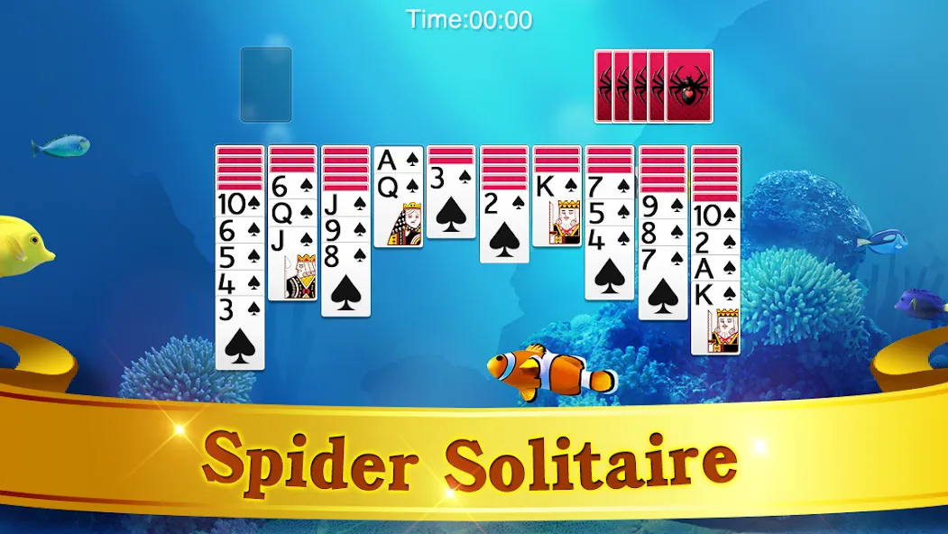 Взлом Spider Solitaire  [МОД Бесконечные монеты] — полная версия apk на Андроид screen 5