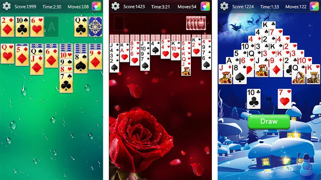 Скачать взлом Solitaire Collection Fun (Солитер Коллекция Фан)  [МОД Menu] — полная версия apk на Андроид screen 1