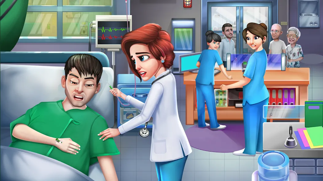 Взлом Doctor Hospital Games Offline  [МОД Все открыто] — последняя версия apk на Андроид screen 1