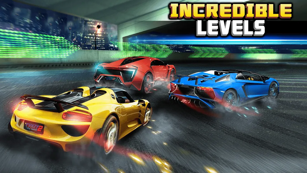 Скачать взлом Crazy for Speed 2 (Крэйзи фо Спид 2)  [МОД Unlimited Money] — стабильная версия apk на Андроид screen 2