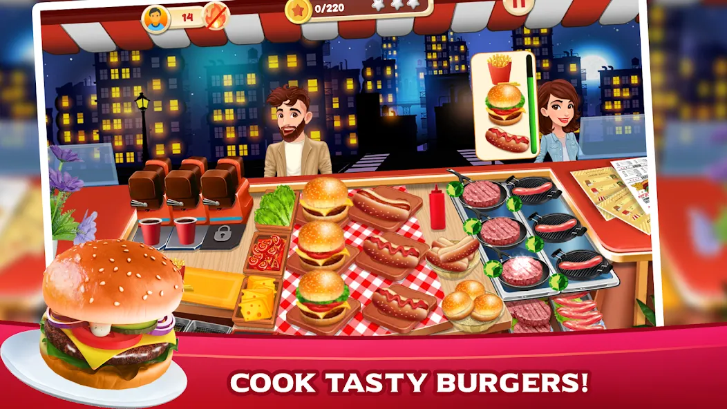 Взлом Cooking Mastery: Kitchen games  [МОД Все открыто] — полная версия apk на Андроид screen 1