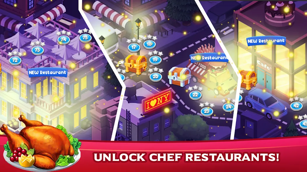 Взлом Cooking Mastery: Kitchen games  [МОД Все открыто] — полная версия apk на Андроид screen 2