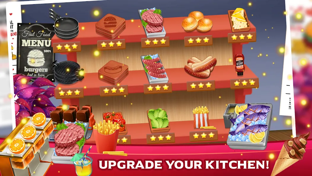 Взлом Cooking Mastery: Kitchen games  [МОД Все открыто] — полная версия apk на Андроид screen 4