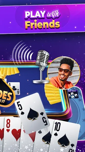 Скачать взломанную VIP Spades — Online Card Game (ВИП Спейдс)  [МОД Меню] — последняя версия apk на Андроид screen 3