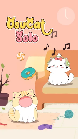 Взлом OsuCat Solo: Popcat Duet Music (ОсуКэт Соло)  [МОД Menu] — полная версия apk на Андроид screen 1