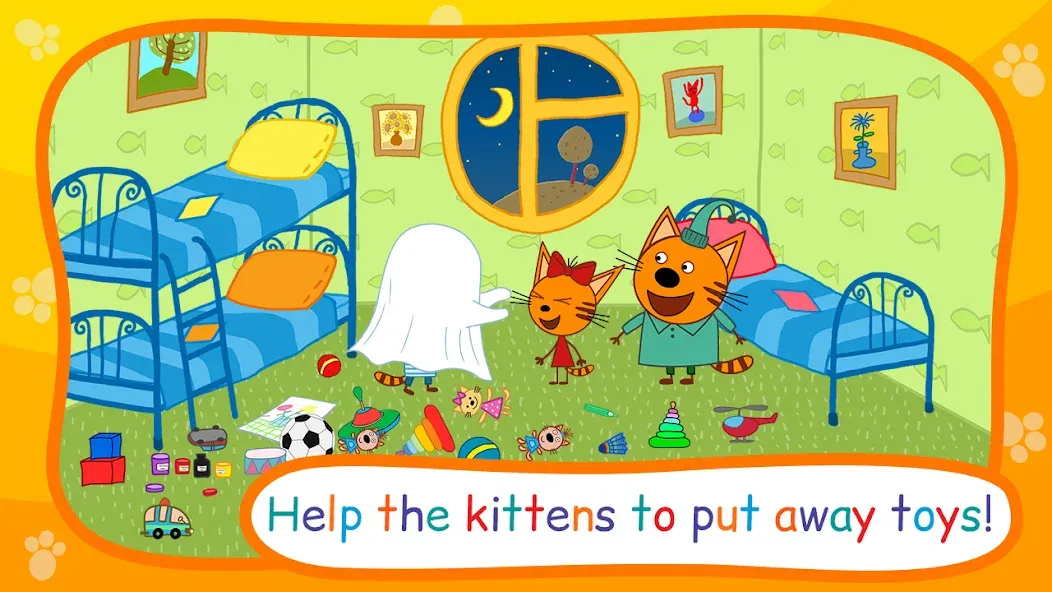 Скачать взлом Kid-E-Cats: Bedtime Stories  [МОД Много денег] — последняя версия apk на Андроид screen 1