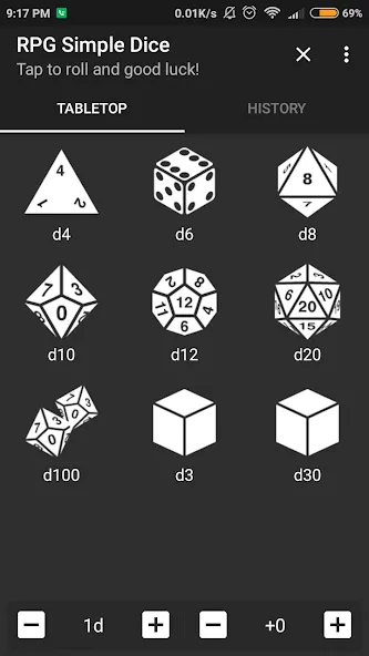 Взломанная RPG Simple Dice (РПГ Простые Кости)  [МОД Бесконечные монеты] — последняя версия apk на Андроид screen 1