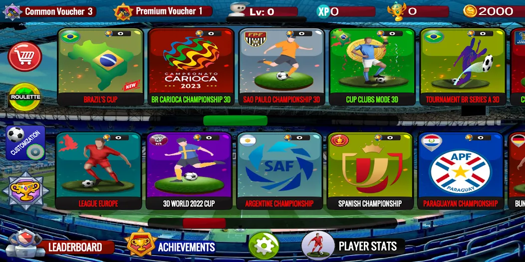 Скачать взломанную Button Football  [МОД Все открыто] — стабильная версия apk на Андроид screen 2