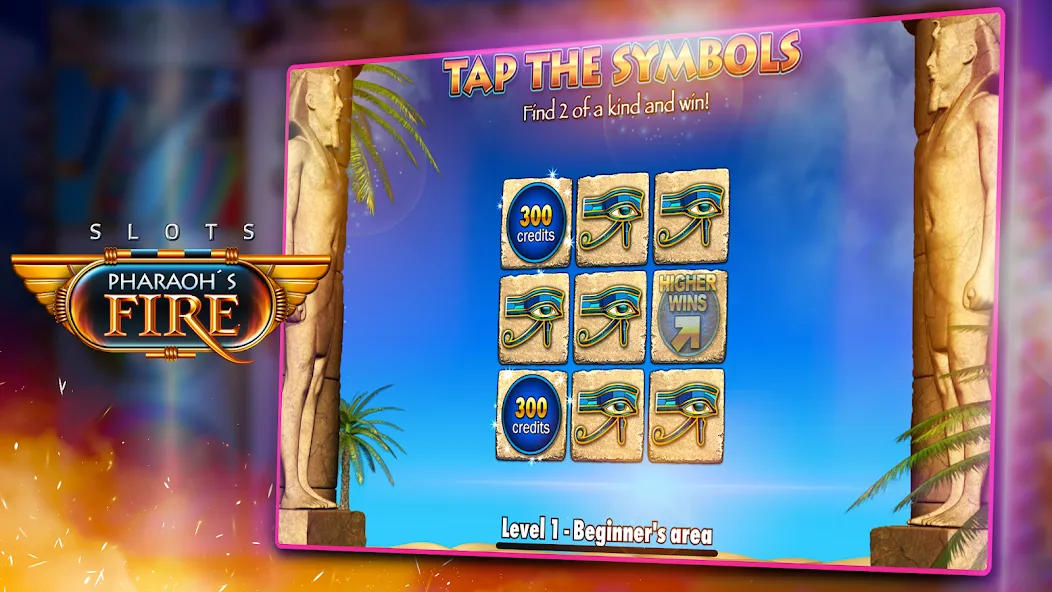 Взломанная Slots — Pharaoh's Fire (Слоты)  [МОД Все открыто] — последняя версия apk на Андроид screen 5