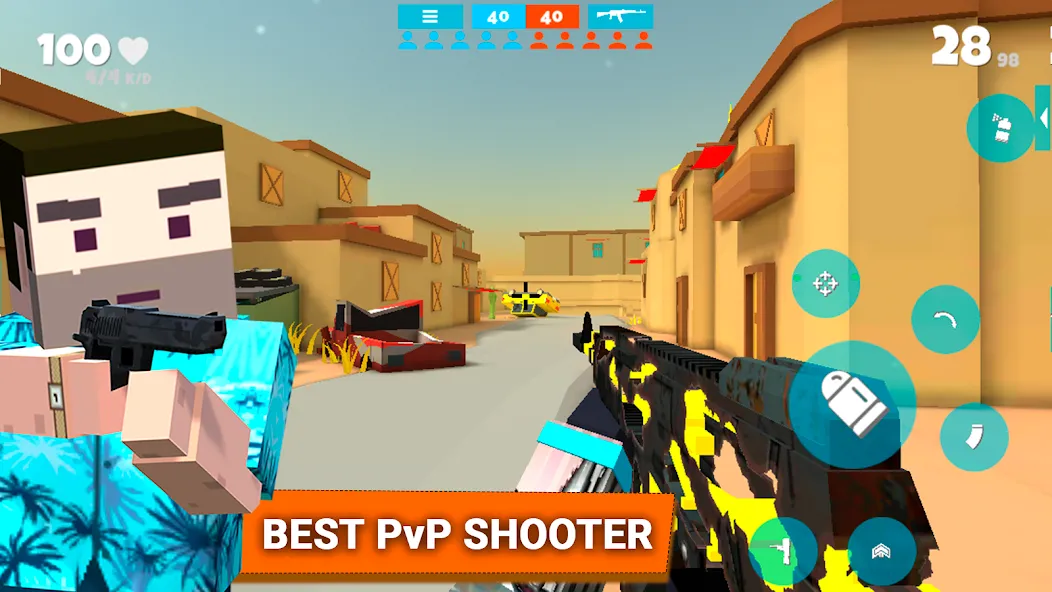 Скачать взлом Fan of Guns: FPS Pixel Shooter (Фан оф Ганс)  [МОД Unlocked] — последняя версия apk на Андроид screen 1