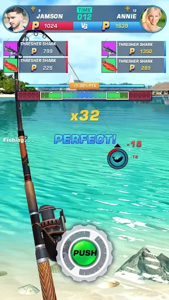 Скачать взломанную Fishing Rival 3D (Фишинг Ривал 3Д)  [МОД Все открыто] — последняя версия apk на Андроид screen 5