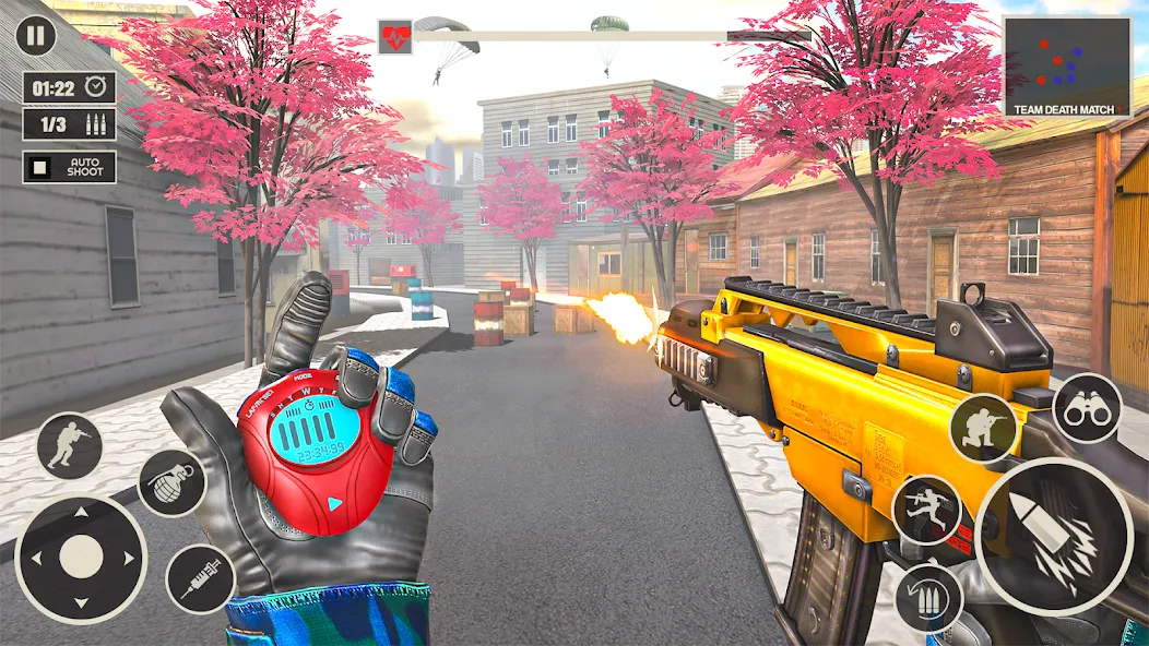 Взлом Offline War Shooting Games 3D  [МОД Все открыто] — последняя версия apk на Андроид screen 2