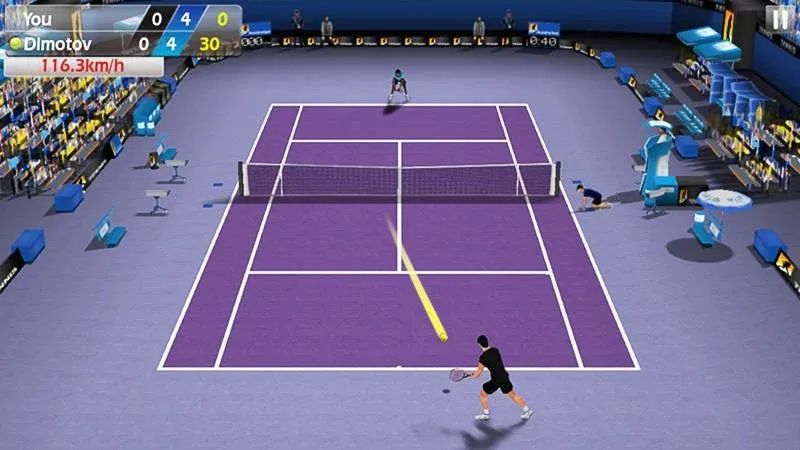 Взломанная 3D Tennis  [МОД Меню] — стабильная версия apk на Андроид screen 4