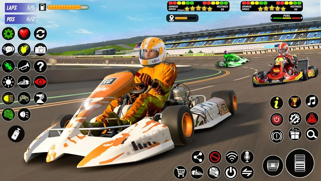 Скачать взлом Buggy Race: Kart Racing Games  [МОД Menu] — полная версия apk на Андроид screen 1