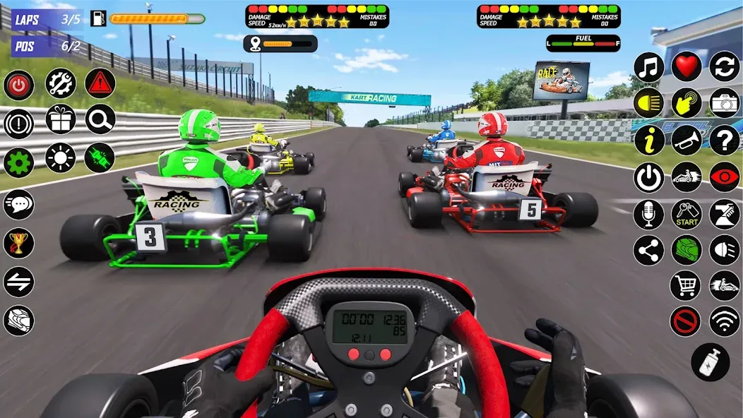 Скачать взлом Buggy Race: Kart Racing Games  [МОД Menu] — полная версия apk на Андроид screen 3