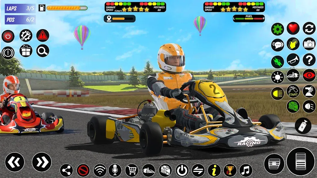 Скачать взлом Buggy Race: Kart Racing Games  [МОД Menu] — полная версия apk на Андроид screen 4