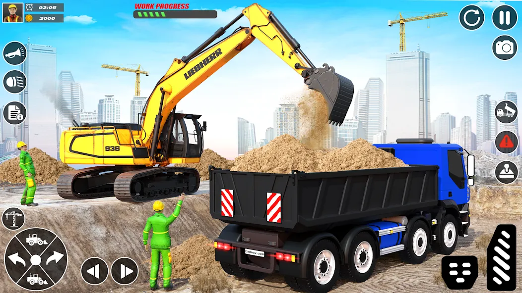 Скачать взломанную City Builder Construction Sim (Сити Билдер Констракшн Сим)  [МОД Много денег] — полная версия apk на Андроид screen 1