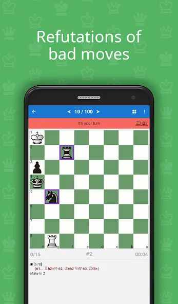 Взломанная Mate in 2 (Chess Puzzles)  [МОД Unlimited Money] — полная версия apk на Андроид screen 3