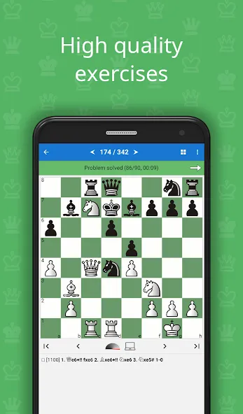 Взлом Chess Tactics for Beginners  [МОД Menu] — стабильная версия apk на Андроид screen 1