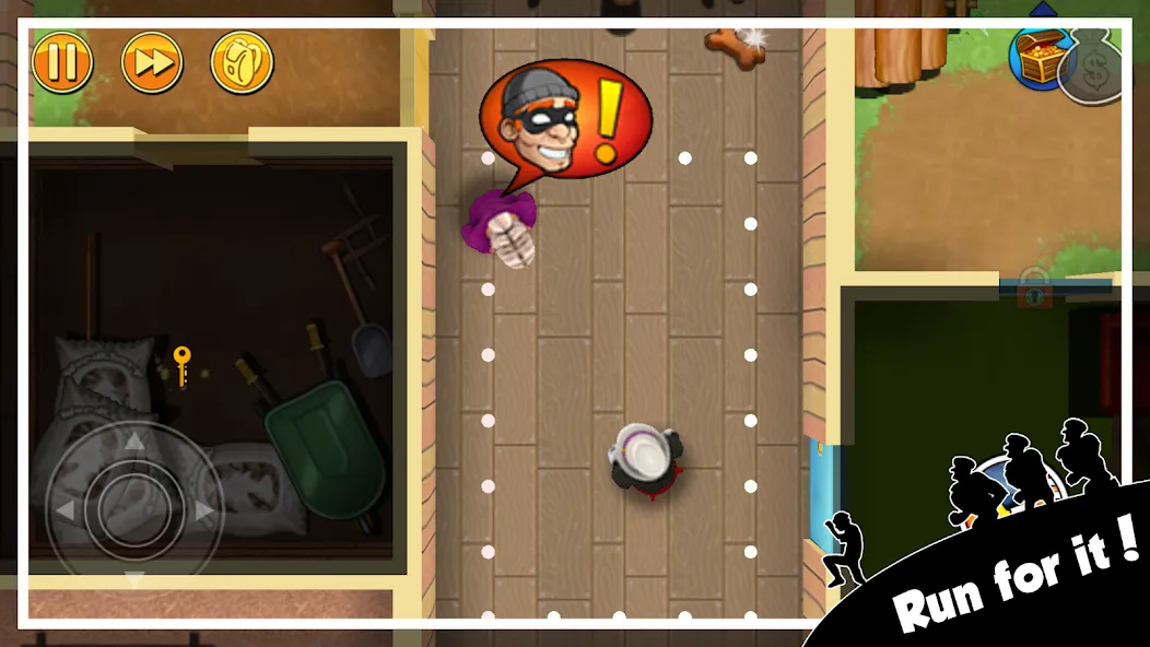 Взломанная Robbery Bob — King of Sneak (Роббери Боб)  [МОД Mega Pack] — полная версия apk на Андроид screen 4