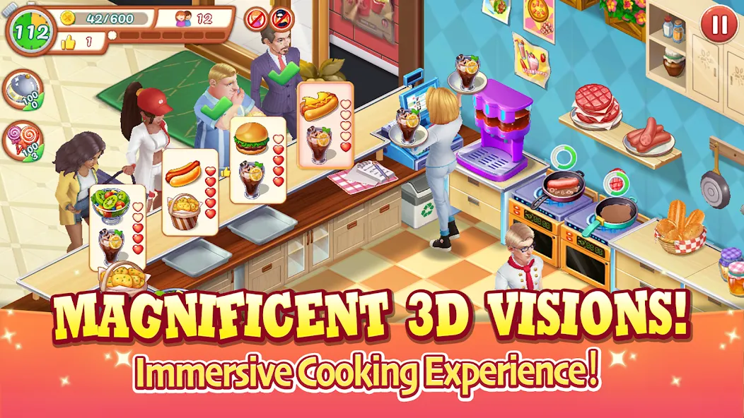 Взломанная The Cooking Show (Зе Кукинг Шоу)  [МОД Mega Pack] — полная версия apk на Андроид screen 2