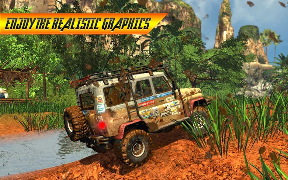 Взлом Offroad Jeep Driving Simulator  [МОД Unlimited Money] — последняя версия apk на Андроид screen 1