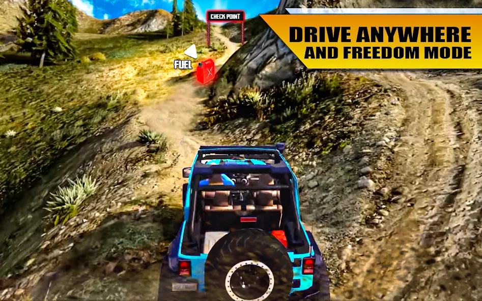 Взломанная Off Road Jeep Drive Simulator  [МОД Много денег] — полная версия apk на Андроид screen 1