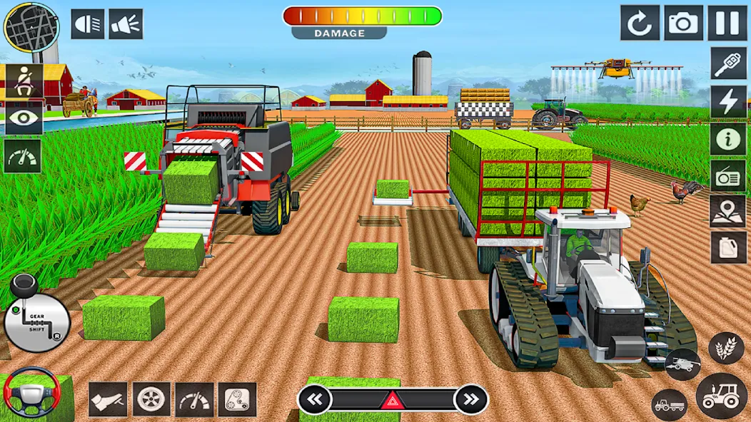 Взломанная Big Tractor Farming Simulator (Биг Трактор Фарминг Симулятор)  [МОД Бесконечные деньги] — стабильная версия apk на Андроид screen 5