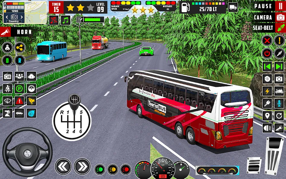 Взломанная City Bus Simulator 3D Bus Game (Симулятор городского автобуса 3D  игра   )  [МОД Бесконечные деньги] — полная версия apk на Андроид screen 1