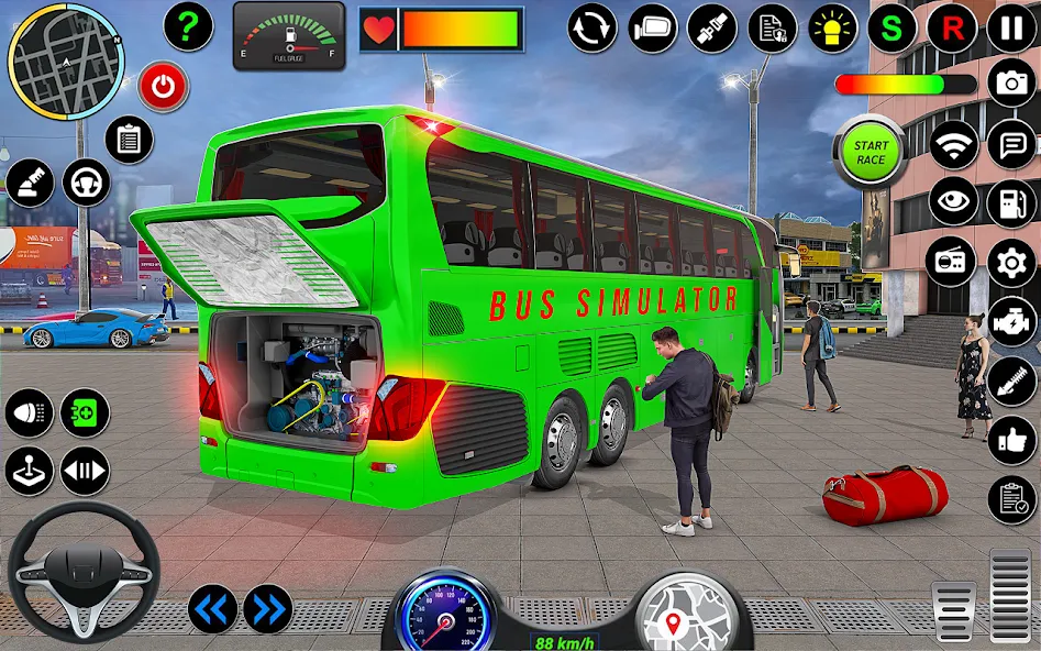 Взломанная City Bus Simulator 3D Bus Game (Симулятор городского автобуса 3D  игра   )  [МОД Бесконечные деньги] — полная версия apk на Андроид screen 2