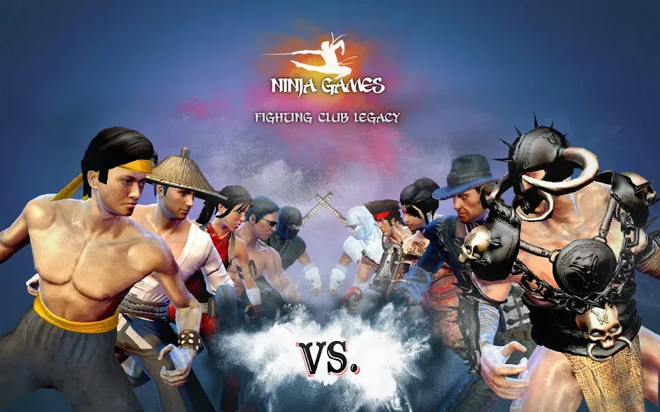 Скачать взломанную Ninja Games Fighting: Kung Fu (Ниндзя Игры Борьбы)  [МОД Unlocked] — полная версия apk на Андроид screen 5