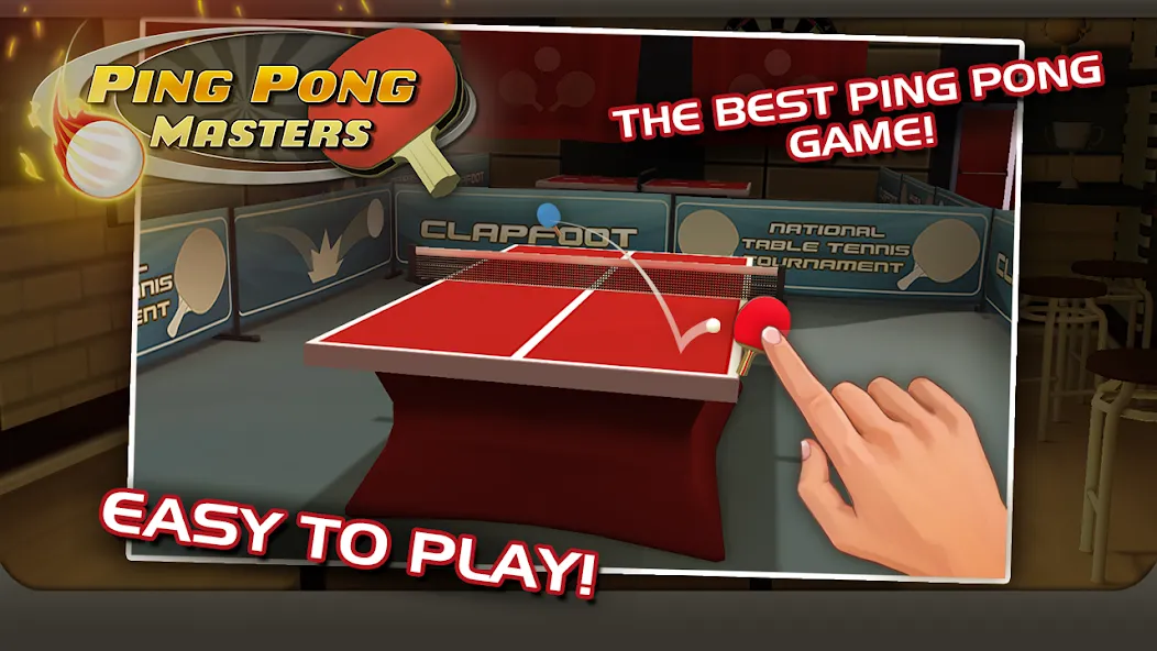 Взломанная Ping Pong Masters (Пингпонг мастера)  [МОД Много монет] — полная версия apk на Андроид screen 1