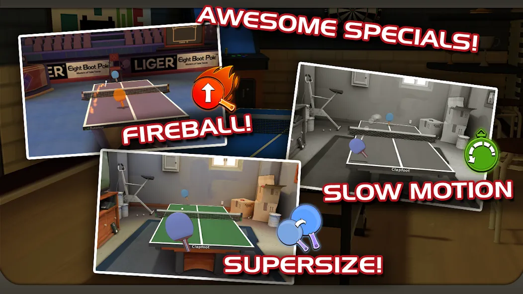 Взломанная Ping Pong Masters (Пингпонг мастера)  [МОД Много монет] — полная версия apk на Андроид screen 4