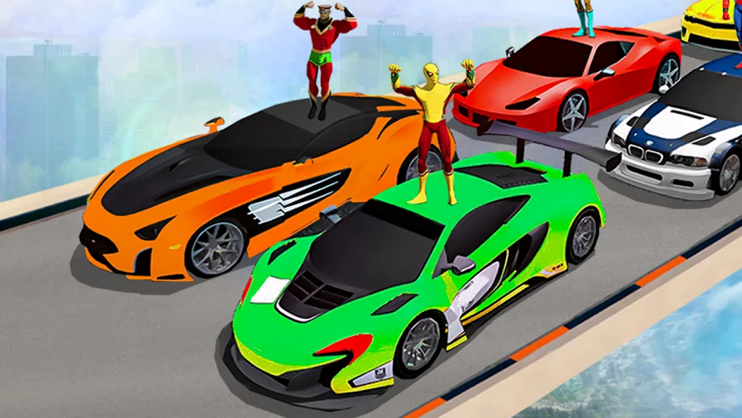 Скачать взлом TopRace: Fast Car Simulator (Рамп Кар Гейм)  [МОД Unlocked] — полная версия apk на Андроид screen 1