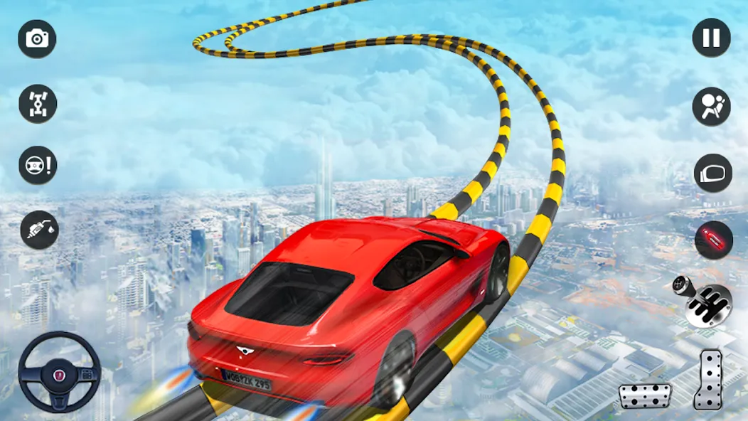 Скачать взлом TopRace: Fast Car Simulator (Рамп Кар Гейм)  [МОД Unlocked] — полная версия apk на Андроид screen 2