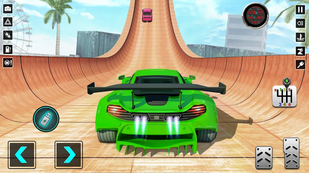 Скачать взлом TopRace: Fast Car Simulator (Рамп Кар Гейм)  [МОД Unlocked] — полная версия apk на Андроид screen 3