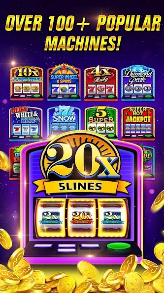 Скачать взломанную Double Fortune Casino Games (Дабл Фортюн Казино Игры)  [МОД Бесконечные монеты] — полная версия apk на Андроид screen 4