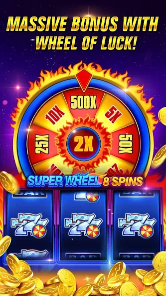 Скачать взломанную Double Fortune Casino Games (Дабл Фортюн Казино Игры)  [МОД Бесконечные монеты] — полная версия apk на Андроид screen 5