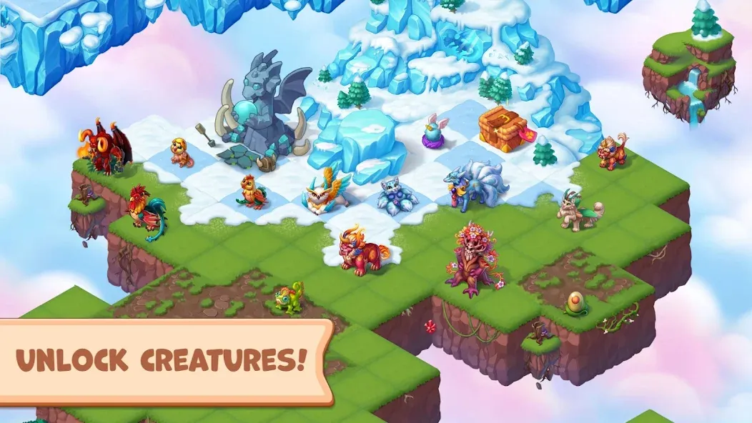 Взломанная Mergest Kingdom: Merge game  [МОД Все открыто] — стабильная версия apk на Андроид screen 3