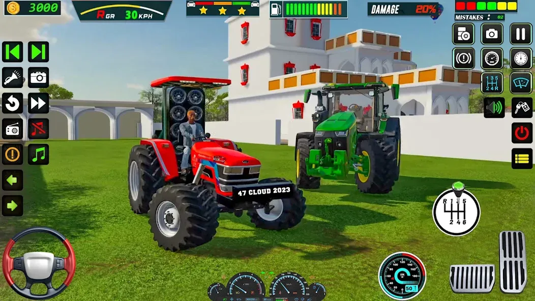 Скачать взломанную US Tractor Farming Games 3d  [МОД Все открыто] — последняя версия apk на Андроид screen 1