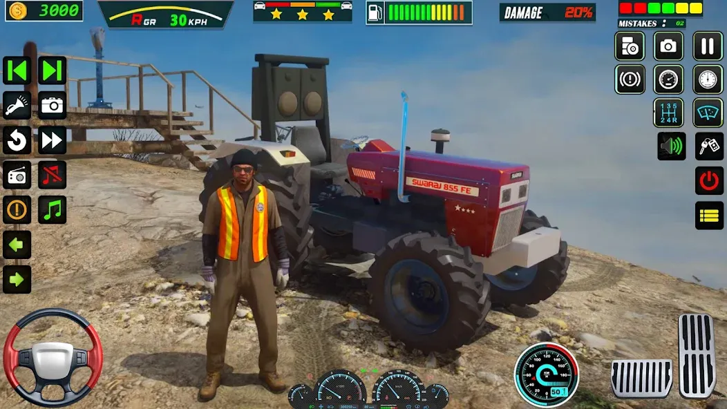 Скачать взломанную US Tractor Farming Games 3d  [МОД Все открыто] — последняя версия apk на Андроид screen 3