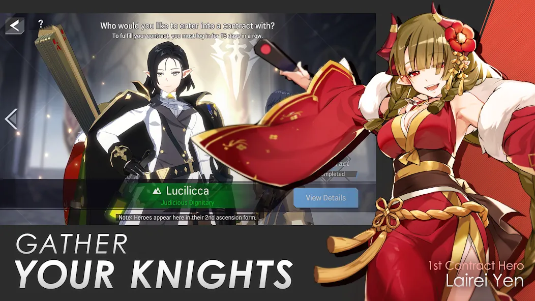 Скачать взлом Lord of Heroes: anime games (Лорд оф Хироес)  [МОД Unlimited Money] — стабильная версия apk на Андроид screen 3