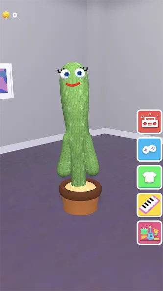 Взлом Talking Cactus (Токинг Кактус)  [МОД Unlocked] — полная версия apk на Андроид screen 1