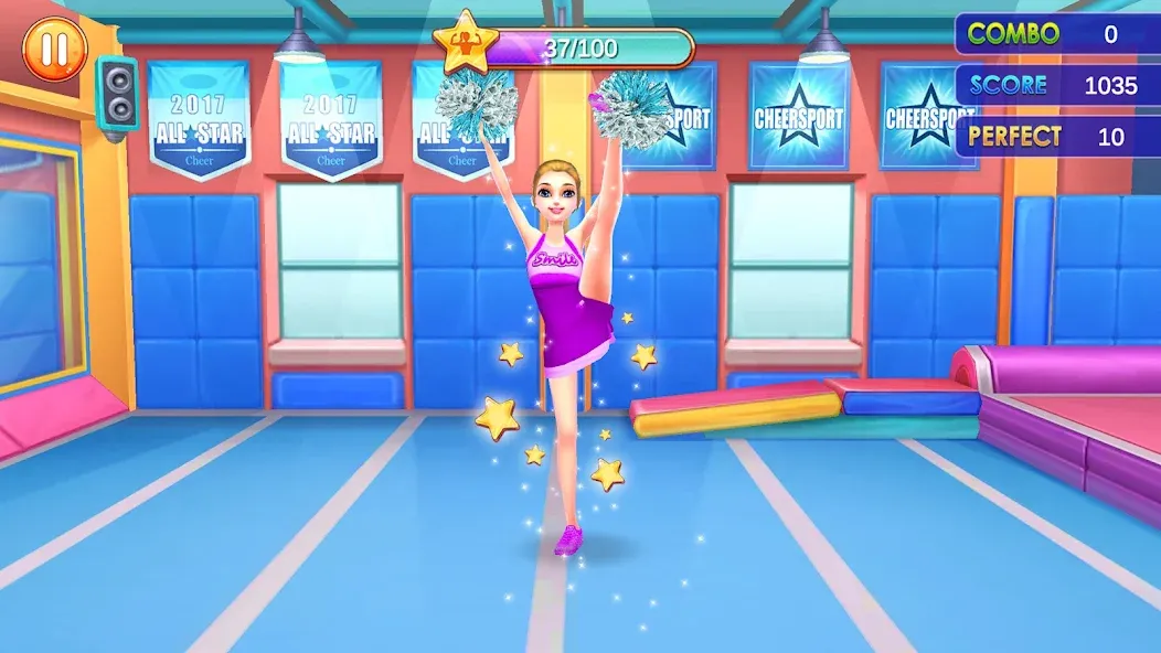 Скачать взломанную Cheerleader Champion Dance Now  [МОД Mega Pack] — полная версия apk на Андроид screen 4