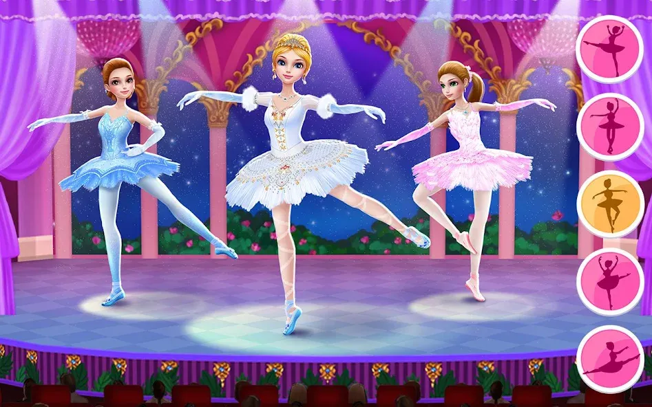 Взломанная Pretty Ballerina — Girl Game  [МОД Бесконечные деньги] — последняя версия apk на Андроид screen 1