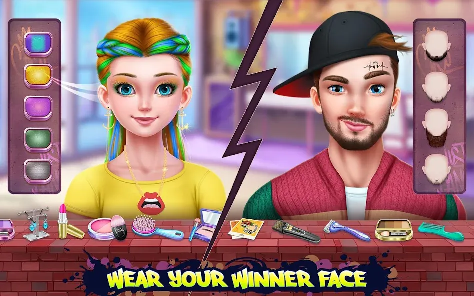 Скачать взломанную Hip Hop Battle — Girls vs Boys  [МОД Unlimited Money] — стабильная версия apk на Андроид screen 4