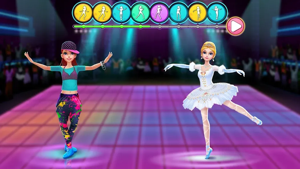 Взломанная Dance Clash: Ballet vs Hip Hop  [МОД Бесконечные монеты] — полная версия apk на Андроид screen 5